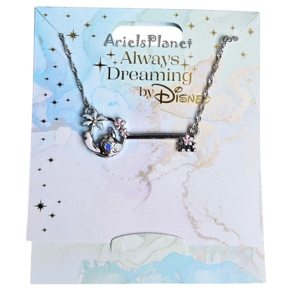 2025 Disney Parks Always Dreaming Stitch Key Necklace, Lilo & Stitch - NWT